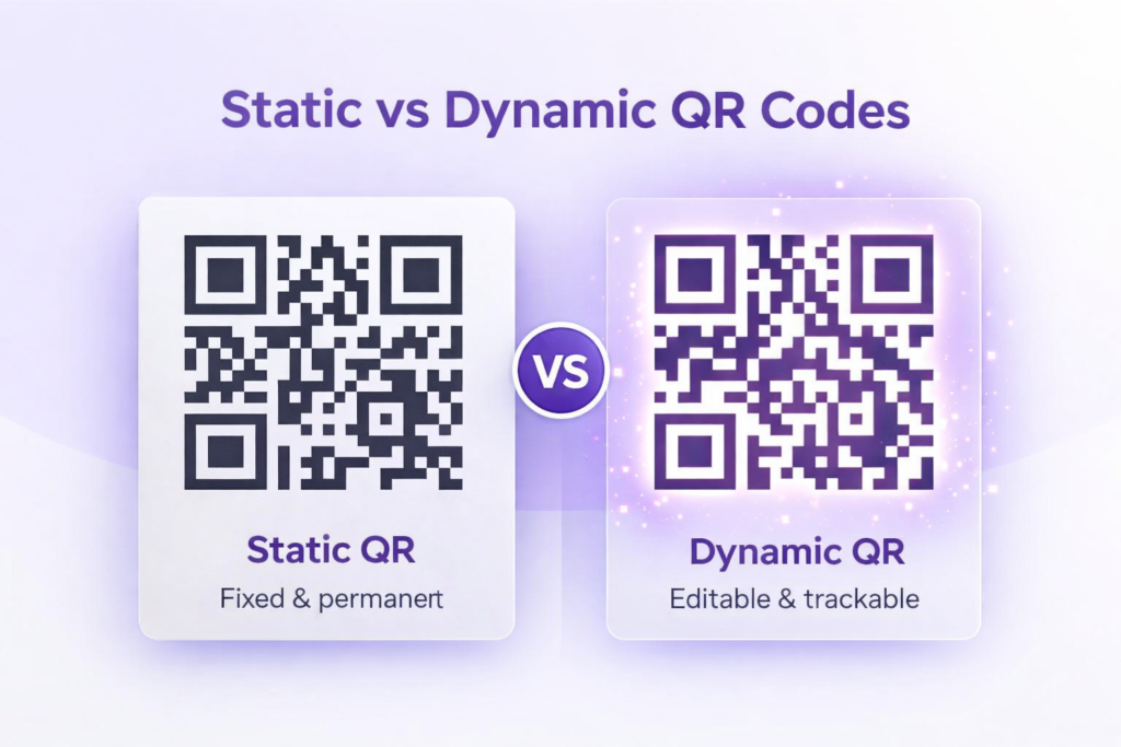 Static vs Dynamic QR Codes