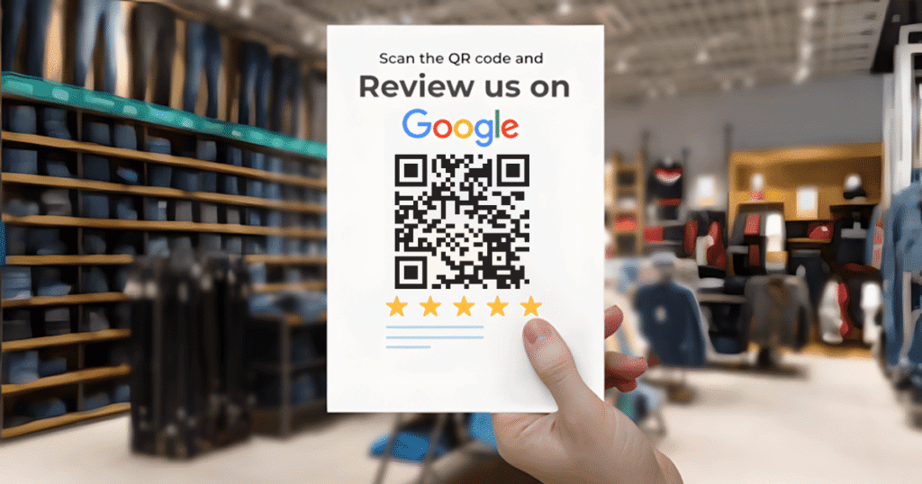 Google Reviews using QR Codes